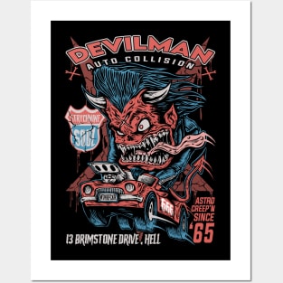 "DEVILMAN" Posters and Art